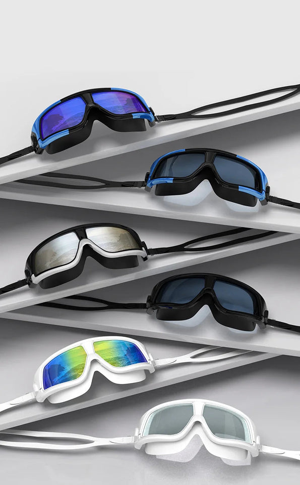 New Fashion Large Frame Swimming Goggles for Adults High Quality HD Antifog Swim Glasses Manufacturer Direct Wholesale Price Aimak Store