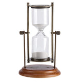 15 Minutes Metal Rotating Sand Glass Timer Clock Hourglass Table Ornament Home Decor Gift Aimak Store