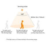 10/20/30/40/50CM Under Cabinet Led Light Sensor Movement Rechargeable Wireless Led Lamp Night Light Cupboard Bedroom Wardrobe Aimak Store