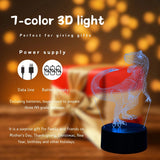 3D Creative Fantasy Dinosaur Night Light USB Home, Bedroom, Living Room, Sleep, Office Light Decorative Light, Gift Light Aimak Store