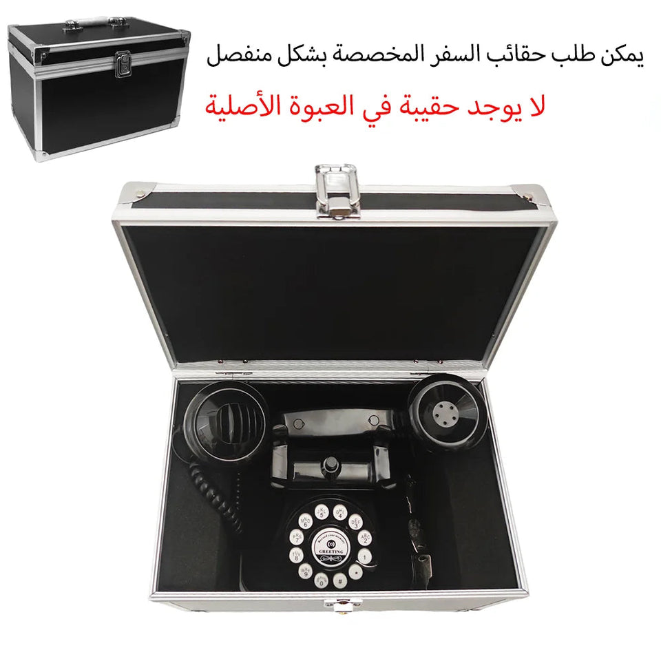 Wedding Audio Guest Book Phone Retro Rotary Style Antique Phone Audio Guestbook Phone Message Voice Recorder  For Wedding Party Aimak Store