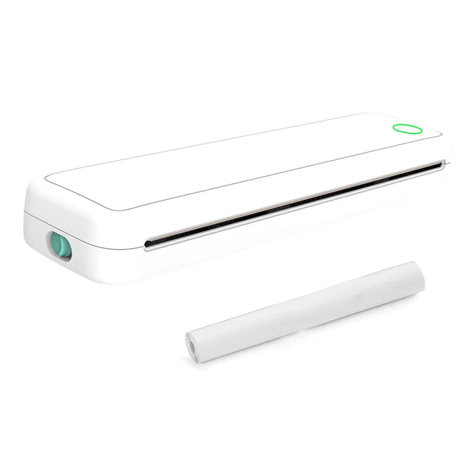 A4 Portable Thermal Printer Inkless Bluetooth-Compatible Min Portable A4 Label Maker with Printing Paper Document Printing Maker Aimak Store