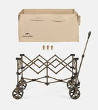 Naturehike Big Wheels Heavy Duty Folding Cart Outdoor Large Capacity Wagon Cart Beach Wagon For Sand Pull Trolley Camping Cart Aimak Store
