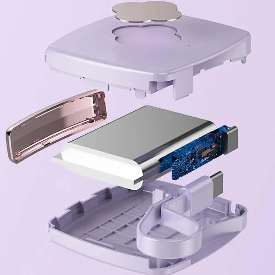 2000mAh Power Bank Portable Power Station With Lanyard External Battery Charger For IOS Lightweight Phone Charging Power Bank Aimak Store