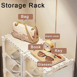 Multiple Layers Shoe Organizer Shoe Rack Organizer Space Saving Rack For Wall Corner Stackable Shelf  Adjustable Saving Cabinet Aimak Store