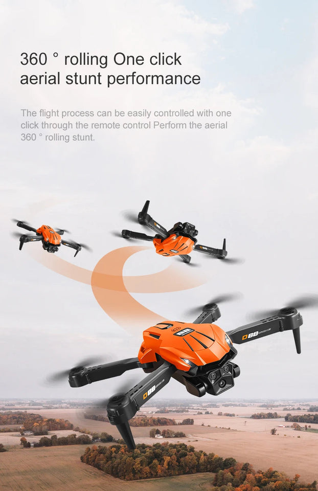 D88 Drone 8K HD Dual Camera GPS Location Professional Aerial Photography Optical Flow Hovering Foldable Drone ﻿RC10000M 2025New Aimak Store