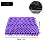 Gel Seat Cushion Summer Breathable Honeycomb Design For Pressure Relief Back Tailbone Pain - Home Office Wheelchair Chair Cars Aimak Store
