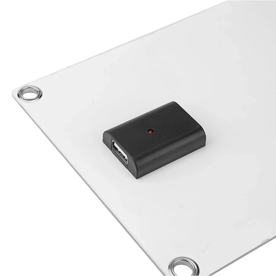 USB Panel Outdoor 6W 5V Travel Solar Charger Power Bank for Mobile Phone Lights Aimak Store