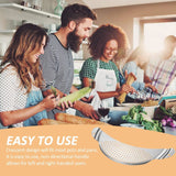 Pot Strainer Pan Drainer For Home Kitchen Easy Draining Pot Strainer Stainless Steel Pasta Spaghetti Practical Draining Tool Aimak Store