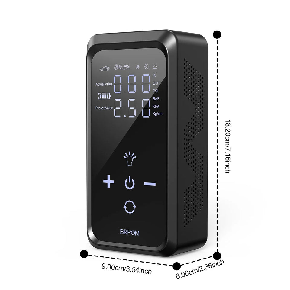 7000A Car Jump Starter 26800mAh Power Bank 150PSI Pump Air Compressor Emergency Battery Booster Power Bank Start Aimak Store