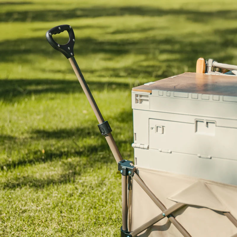 Naturehike Big Wheels Heavy Duty Folding Cart Outdoor Large Capacity Wagon Cart Beach Wagon For Sand Pull Trolley Camping Cart Aimak Store