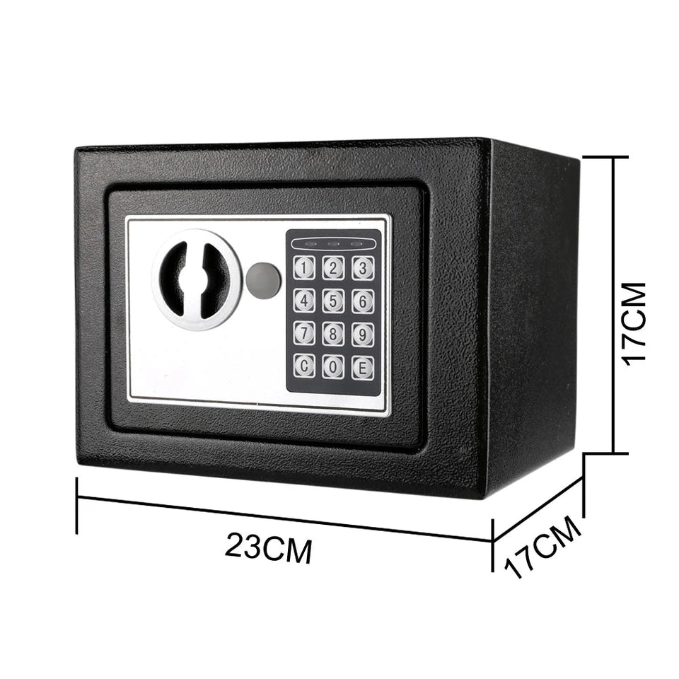 Electronic Digital Keypad Lock  Security Box All Steel for Home  fireproof file cabinet fireproof lock box small Aimak Store