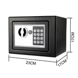 Electronic Digital Keypad Lock  Security Box All Steel for Home  fireproof file cabinet fireproof lock box small Aimak Store
