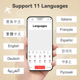 Potable Mini Printer P12 Adhesive Label Printer No Ink Printing Bluetooth Pocket Labeller with Cutter or 3PK Continue Label Roll Aimak Store