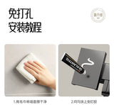 Foldable No Drill Wall Mounted Clothes Drying Rack, Indoor Outdoor Retractable Hanger, Space-Saving Design for Balcony Aimak Store