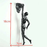 Creative Rock Climber Resin Pendant Wall Hanging Decorative Sculpture Ornaments Retro European Climber Aimak Store