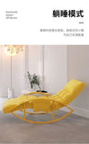 Rocking Chair Folding Nordic Balcony Lazy Chair Adult Leisure Technology Cloth Rocking chairs Sofa Bedroom Garden Lounge Seat Aimak Store