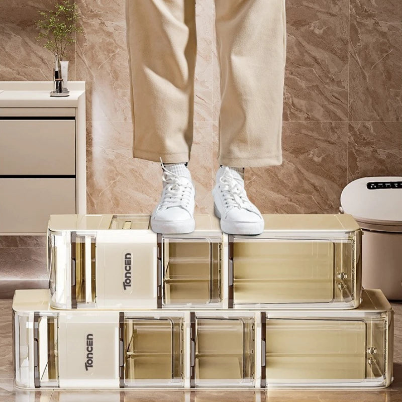 Bathroom crevice wardrobe storage cabinet, bathroom shelf, bathroom toilet storage cabinet, toilet side storage cabinet Aimak Store