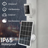 8W 5V Solar Panel Charger Type-c/DC5521 Solar Panel Kit IPX6 Waterproof Outdoor Solar Charger for Security Camera/Home Light Aimak Store