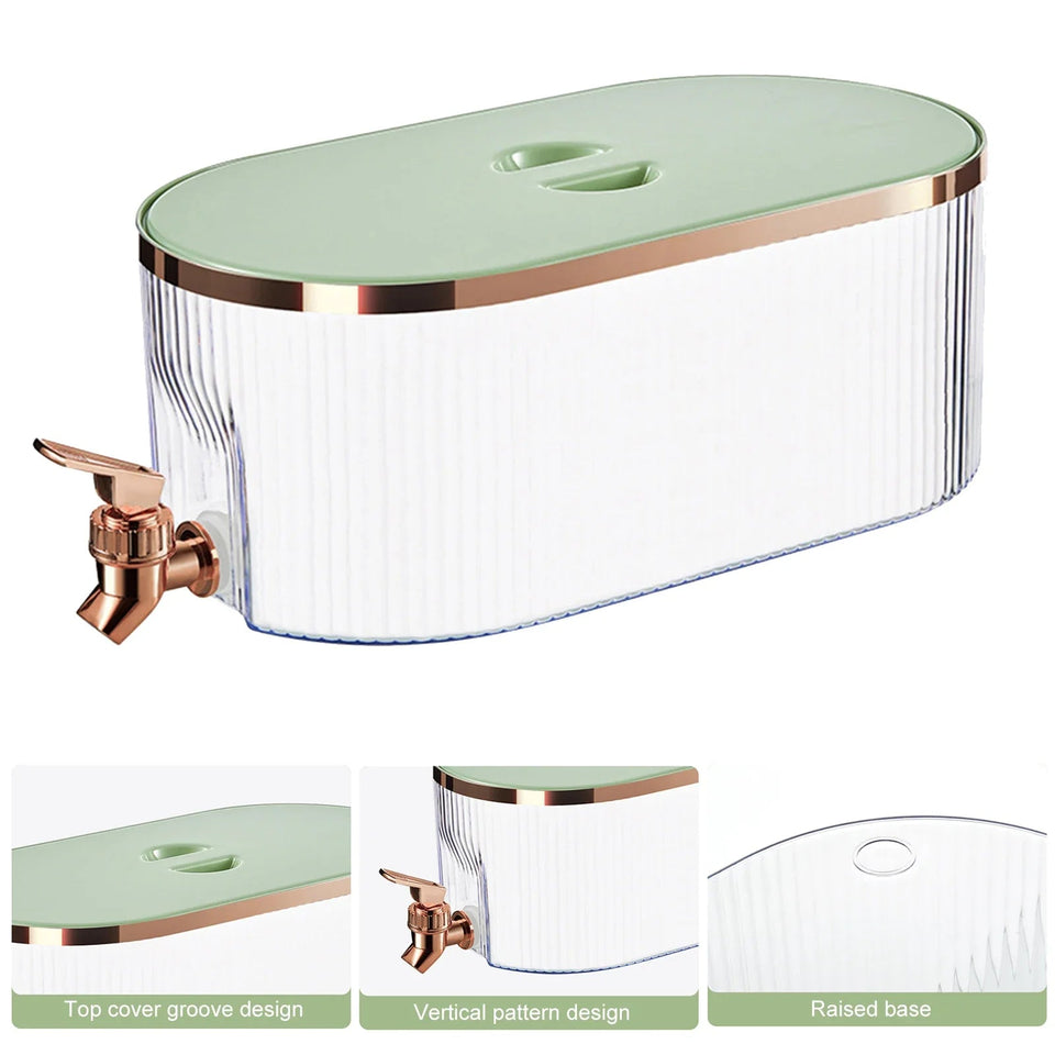 Large Cold Kettle Refrigerator With Faucet Lemonade Bottle Drinkware Kettle Pot Beverage Dispenser Home Cool Water Jug Bucket Aimak Store