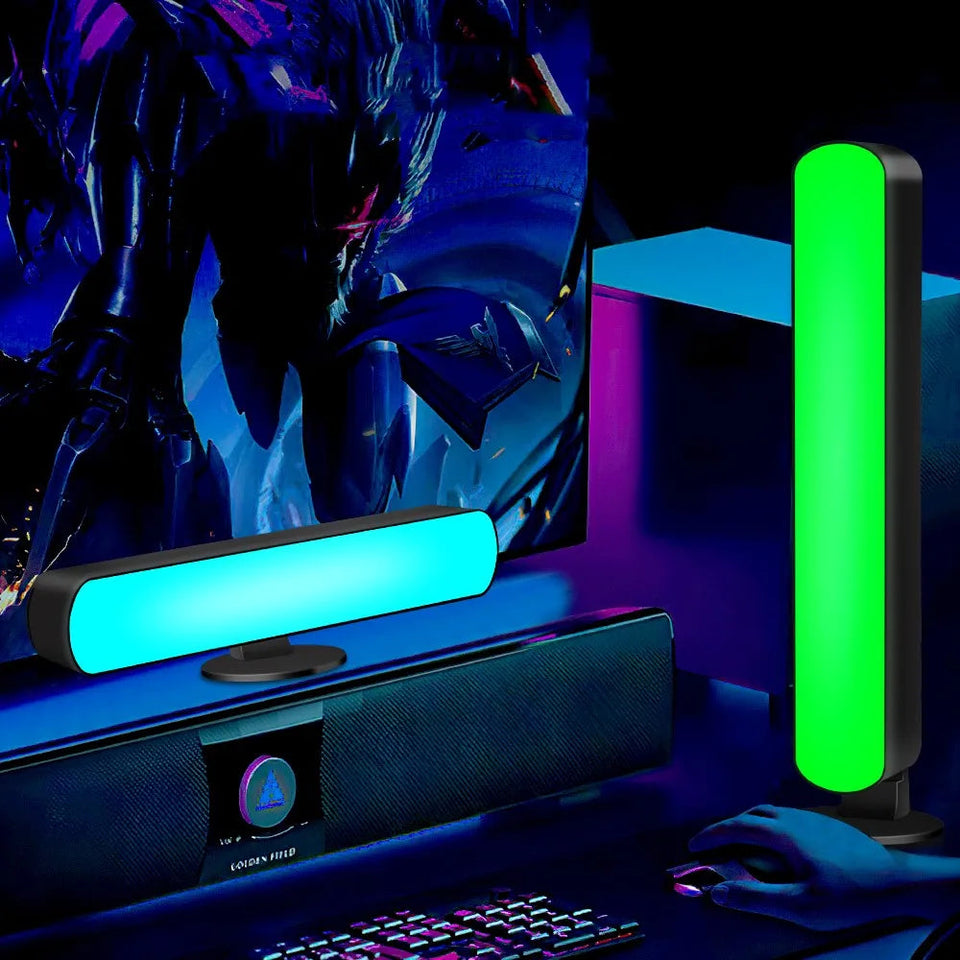 Smart LED Symphony Sound Control Pickup Light RGB Music Rhythm Ambient Lamp With App Control For TV Compute Gaming Desktop Decor Aimak Store