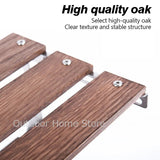 Camping Folding Shelf Outdoor Garden Wood Coffee Table Portable Lightweight Storage Rack Picnic Tourist Adjustable Shell Table Aimak Store