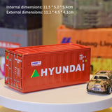 New Container Mini Iron Box Small Container Model Storage Box Creative Desktop Ornament Storage Rack Multi-Functional Metal Box Aimak Store