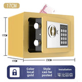 Mini safe Invisible Office Home Safe Password Box Alarm Anti-Theft Money Jar Toy from Mainland China Popular on Social Media Aimak Store