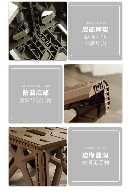 Outdoor Small Stool Portable Folding Stool High Load Bearing Durable Small Chair Fishing Stool Beach Stool Camping Stool