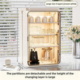 Dustproof Cup Storage Rack Desktop Tea Cup Holder Water Cups Holder Tea Set Storage Box Coffee Mug organizer Aimak Store