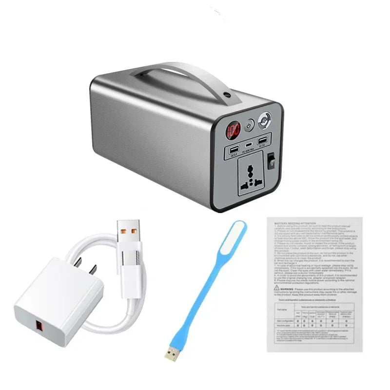 110V/220V 32000mAh Portable Power 180W Battery AC DC output Outdoor Charger Emergency Power Supply Power Bank Aimak Store