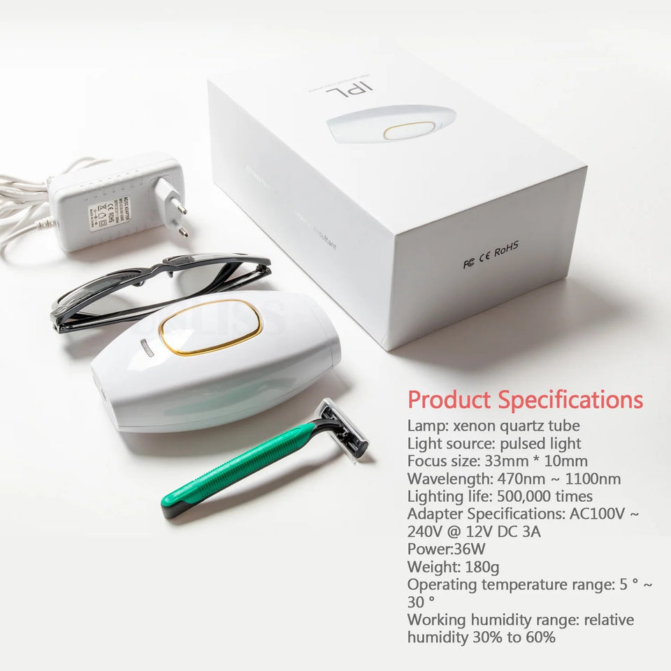 IPL Laser Epilator Body Bikini Laser Hair Removal For Women Flash Depilator Pulse Permanent Laser Epilator Home Use Epilator Aimak Store