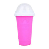 Smoothies Cup Ice Cream Maker Quick-Frozen Silicone Squeeze Cup DIY Milkshake Slush Cups Milkshake Bottle Smoothie Slush Makers Aimak Store