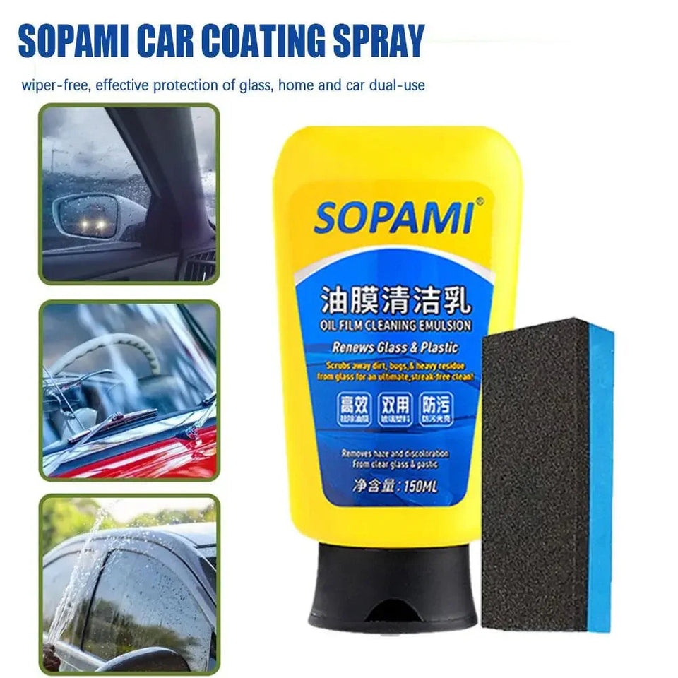 150ml Sopami Car Coating Spray, Sopami Oil Film Cleaning Emulsion Car Care Polish Renovator Product Aimak Store
