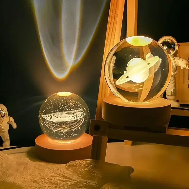 3D Crystal Ball Creative Valentine's Day Mother's Day Gift Rose Love Cloud Crystal Room Desktop Decoration Boy Girl Gifts Aimak Store