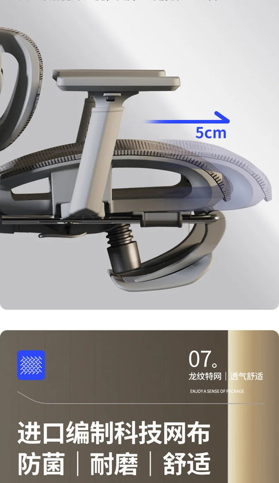 Silla Ergonómica Computer Home Office Chair Family Back Comfortable Seat Hollow Study Long Sitting Ergonomic Chair Aimak Store