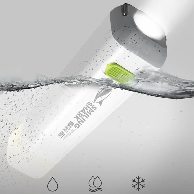 Portable Mini Highlight Flashlight Outdoor Floodlight Long Battery Life Waterproof Camping Light Power Bank Flashlight Aimak Store