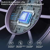 Handheld Fan Rechargeable Silent Small Handheld Fan Portable Personal Fan Quick Charging Personal Cooling Fan Small Personal Fan Aimak Store