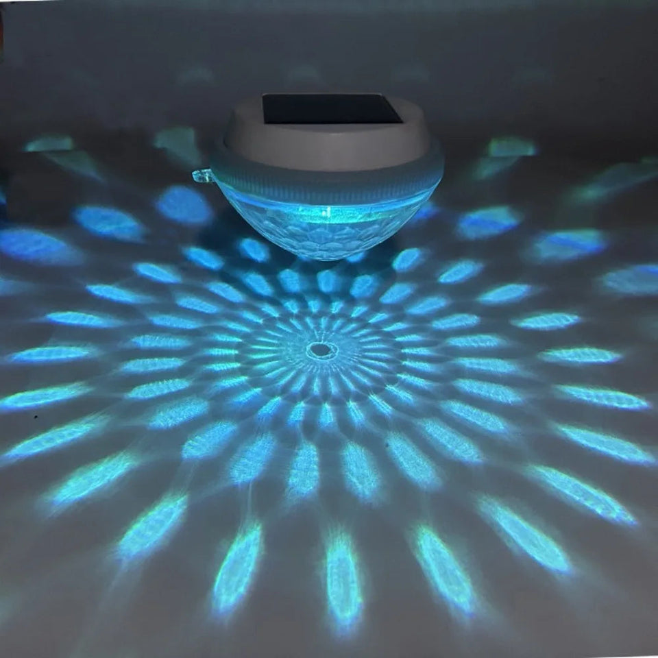 Vibrant Solar Powered Floating Lights Rechargeable Night Projection Underwater Glowing Lamp RGB Colors LED Pool Lights Swimming Aimak Store
