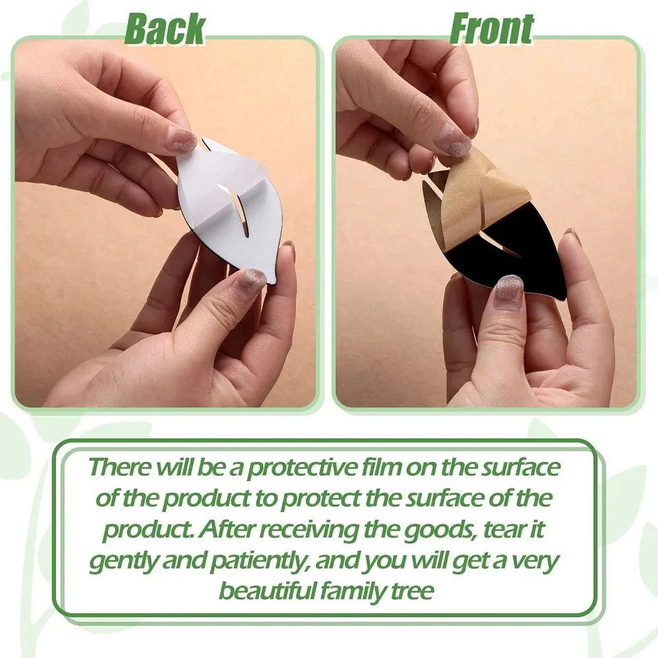 3D New Family Photo Frame Tree Wall Sticker Acrylic Self-adhesive Tree Collage Living Room Bedroom DIY Art Home Decoration Aimak Store