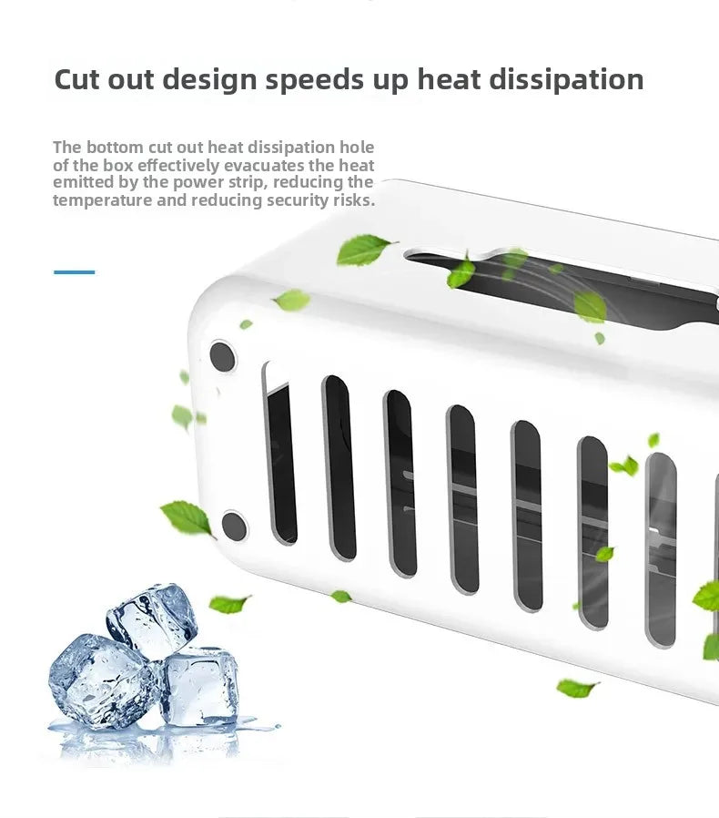 Orico Cmb Extension Lead Storage Box Cable Organizer Desktop Power Cord Management Tray Socket Storage Container Aimak Store