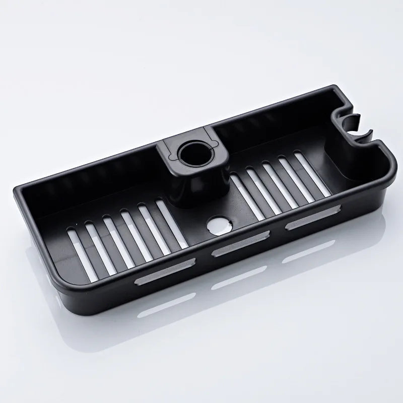 Bathroom Shower Storage Rack Organizer No Drilling Lifting Rod Shower Head Holder Shower Gel Shampoo Tray Holder Pole Shelves Aimak Store