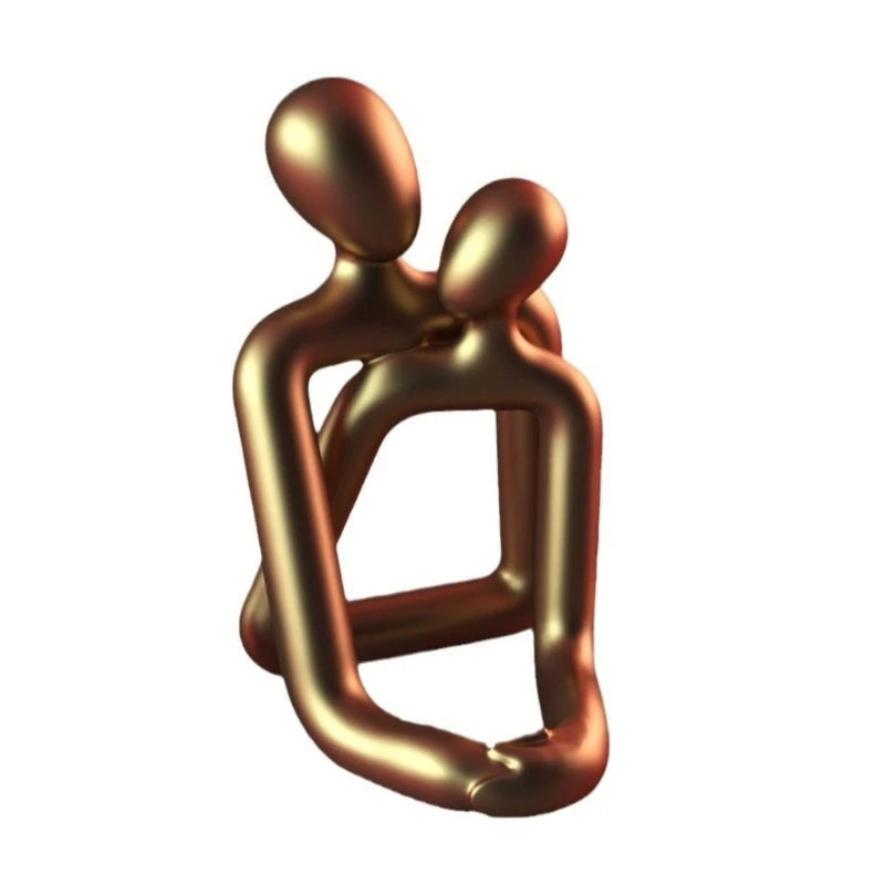 Couple Sculpture Abstract Resin Sculpture Love Sculpture Romantics Couple Figure Modern Sculpture Decorations Gift Dropshipping Aimak Store