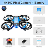 4DRC V8 Mini Drone 4k profession HD Wide Angle Camera 1080P WiFi fpv Drones Height Keep Remote Control Helicopter Gift Toys Aimak Store