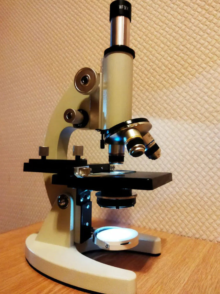 40-6000X HD Optical Biological Microscope High Magnification With Abbe condenser Middle school university Lab Teaching Microsco Aimak Store