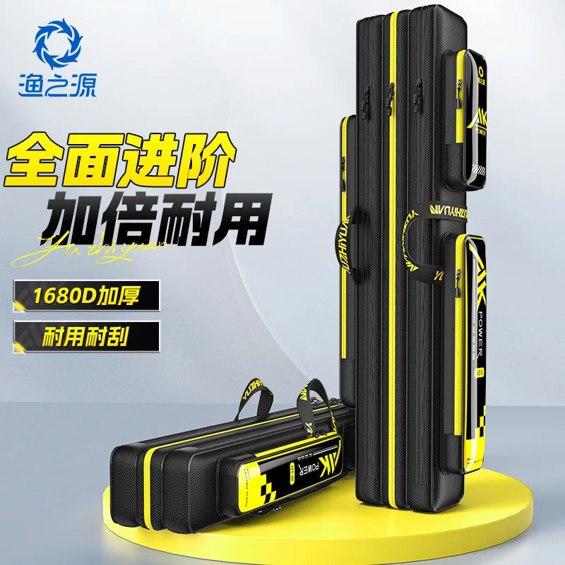 YUZHIYUAN 2025 New Fishing Rod Bag Lightweight Waterproof Wear-resistant Sea Rod Bag Special Fishing Big Belly Storage Bag Aimak Store