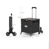 Climb Stair Trolley Cart Folding Grocery Shopping Cart Portable Folding Shopping Cart Aimak Store