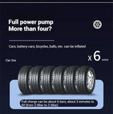 7 in 1 Car Tyre Inflator Inflatable Pump Electric Pump Car Jump Starter Battery Starting Portable Air Compressor Emergency Power Aimak Store