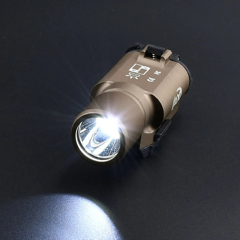 Tactical Airsoft Surefir X300U X300 Ultra 600lm LED Flashlight Rifle Weapon Pistol Scout Hunting Gun Outdoor Light Fit 20MM Rail Aimak Store