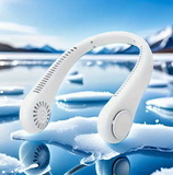 New Mini Neck Fan Portable Bladeless Hanging Neck 1200mAh Rechargeable Air Cooler 3 Speed Mini Summer Sports Fans Aimak Store